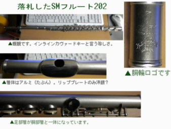 オークションで落札した、へんてこなフルート:井上 英彦(い オークションで落札した、へんてこなフルート:井上 英彦(い